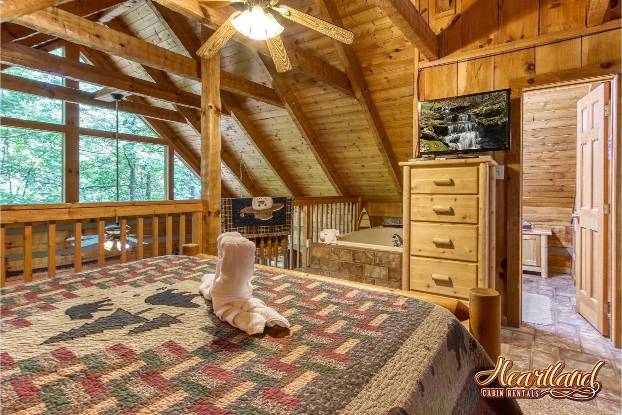 Cozy Mountain Hideaway Villa Gatlinburg Ruang foto